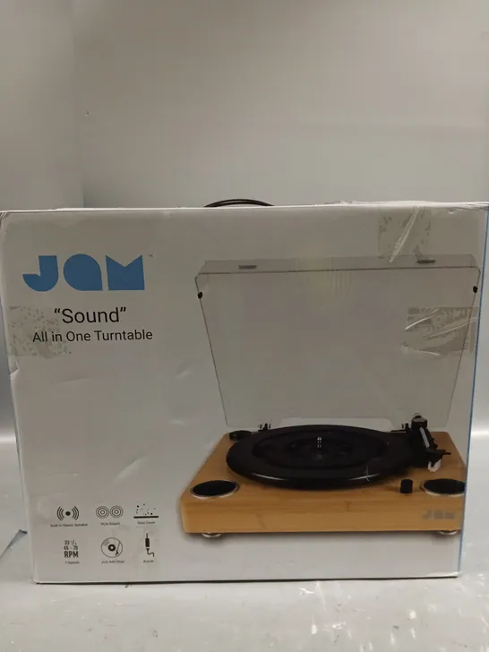 4 X BOXED JAM SOUND ALL IN ONE TURNTABLES