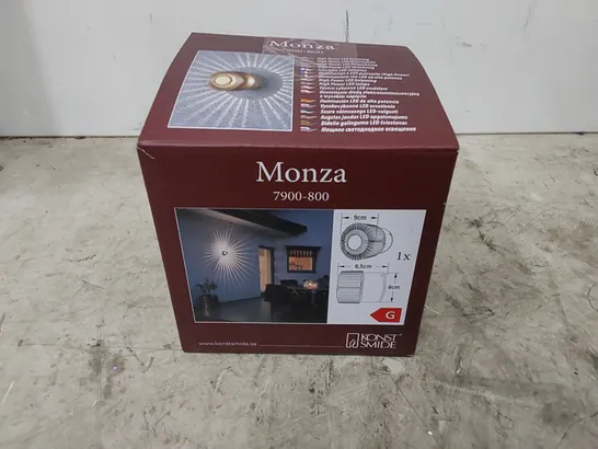 BOXED MONZA ANODISED BRONZE SINGLE LIGHT 