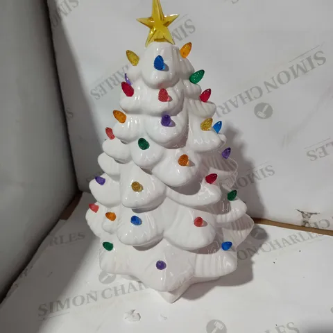 MR CHRISTMAS ILLUMINATED CERAMIC NOSTALGIC TREE