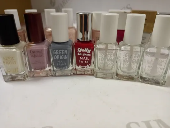 PREMIUM BRAND NAIL POLISHES APPROX. 20 ITEMS