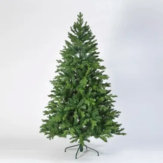 BOXED GREEN ARTIFICIAL FIR CHRISTMAS TREE 6FT