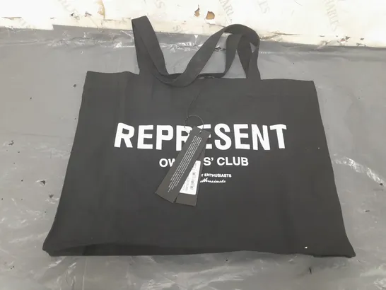 REPRESENT OWNERS CLUB TOTEBAG IN BLACK