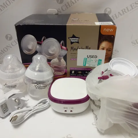 TOMMEE TIPPEE MADE FOR ME DOUBLE ELECTRIC BREAST PUMP 