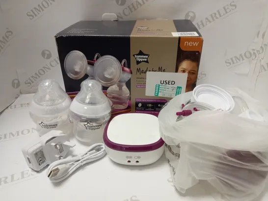 TOMMEE TIPPEE MADE FOR ME DOUBLE ELECTRIC BREAST PUMP 