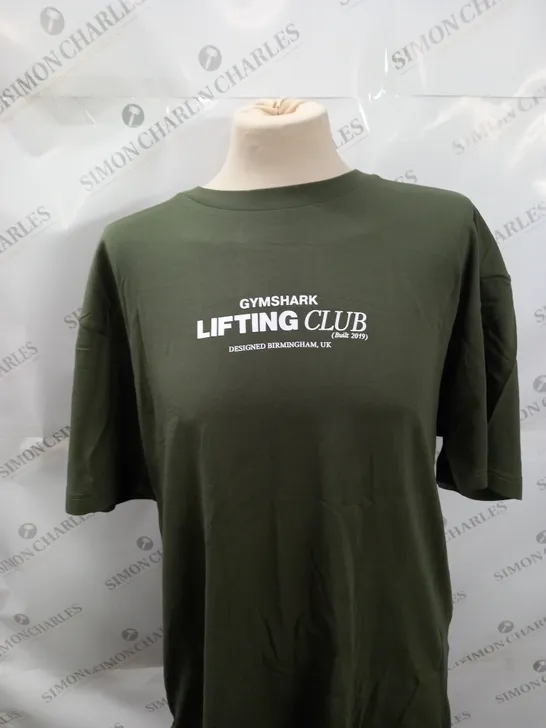 GYMSHARK LIFTING CLUB T-SHIRT SIZE M