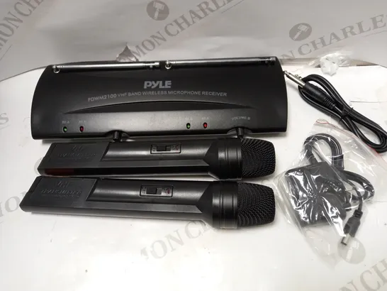 PYLE PDWM2100 PROFESSIONAL DUAL VHF WIRELESS HANDHELD MICROPHONE SYSTEM