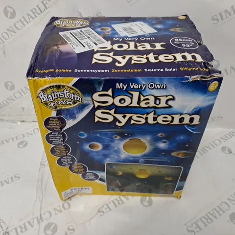 BOXED BRAINSTORM TOYS REMOTE CONTROL ILLUMINATED SOLAR SYSTEM