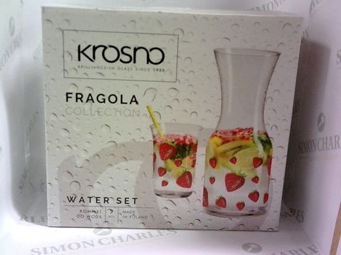 BRAND NEW KROSNO FRAGOLA COLLECTION WATER SET.