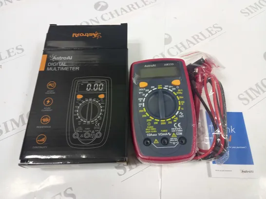 BOXED ASTROAI DIGITAL MULTIMETER