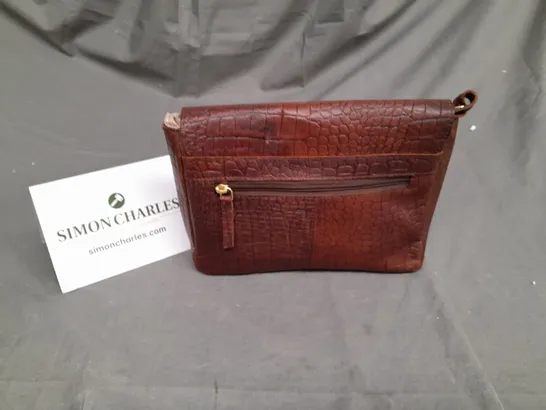 ASHWOOD LEATHER BROWN LADIES HANDBAG