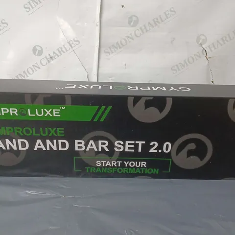 BOXED GYMPROLUXE BAND AND BAR SET 2.0