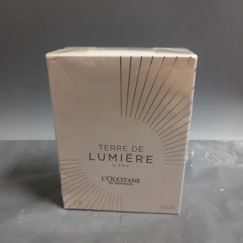 BOXED AND SEALED L'OCCITANE TERRE DE LUMIERE EAU DE TOILETTE 50ML