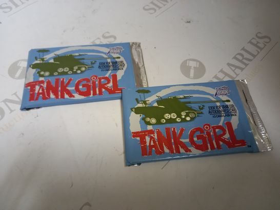 LOT OF 2 SEALED PACKS OF TANK GIRL CARDS (2 X 10PCS)