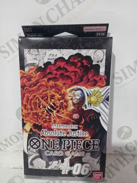 BANDAI NAMCO ST-06 ONE PIECE CARD GAME - ABSOLUTE JUSTICE STARTER DECK