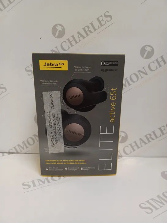 BOXED JABRA ELITE ACTIVE 65T EARBUDS