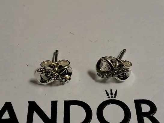 PANDORA INFINITY EARRINGS