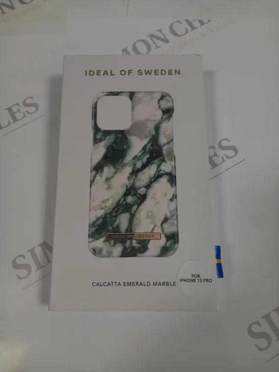 IDEAL OF SWEDEN CALCATTA EMERALD MARBLE CASE FOR IPHONE 13 PRO