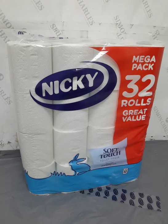 NICKY 32 TOILET ROLL MEGA PACK 