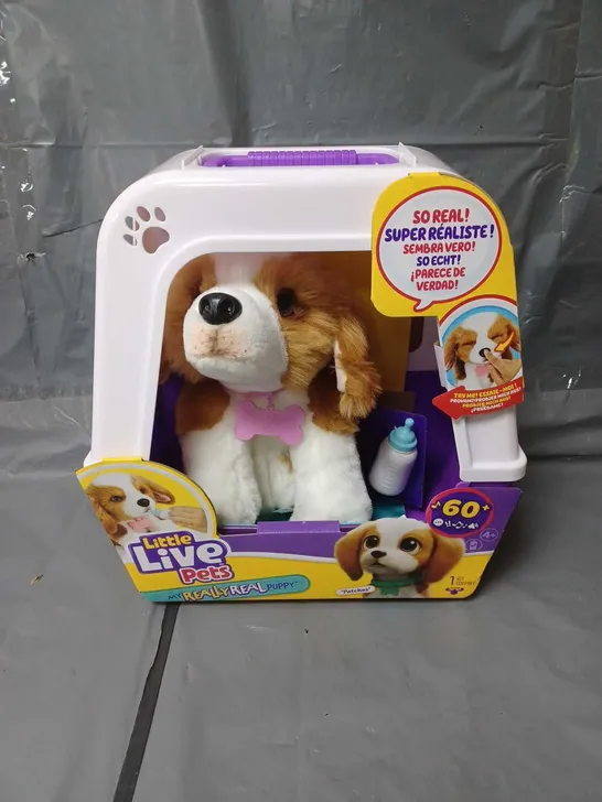 LITTLE LIVE PETS MY REALLY REAL PUPPY - PATCHES THE BEAGLE RRP £59.99