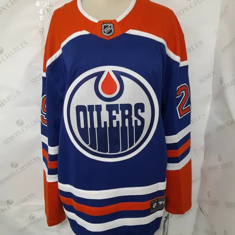 NHL OILERS BREAKAWAY HOME JERSEY - S