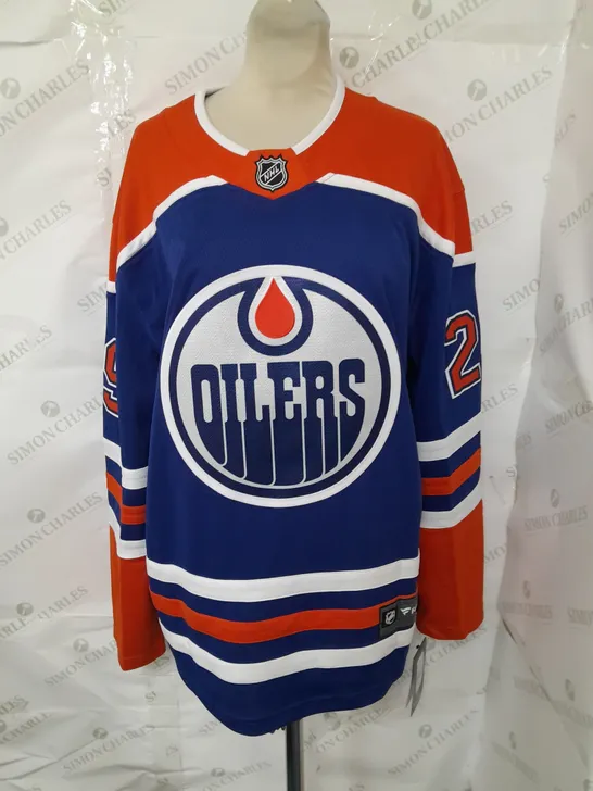 NHL OILERS BREAKAWAY HOME JERSEY - S