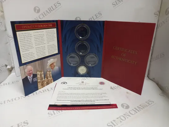 LONDON MINT OFFICE KING CHARLES CORONATION COIN COLLECTION STARTER PACK 