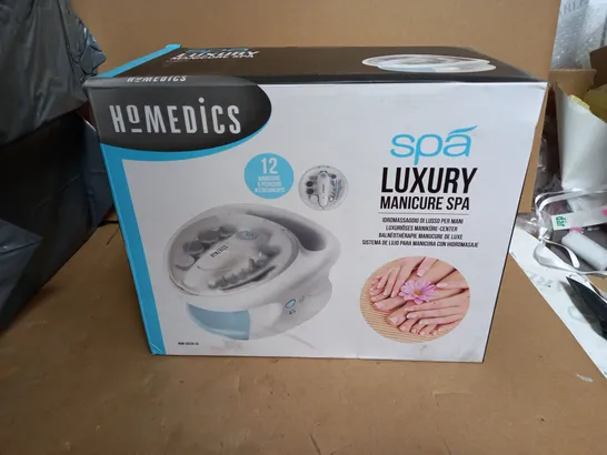 BOXED HOMEDICS LUXURY MANICURE SPA 