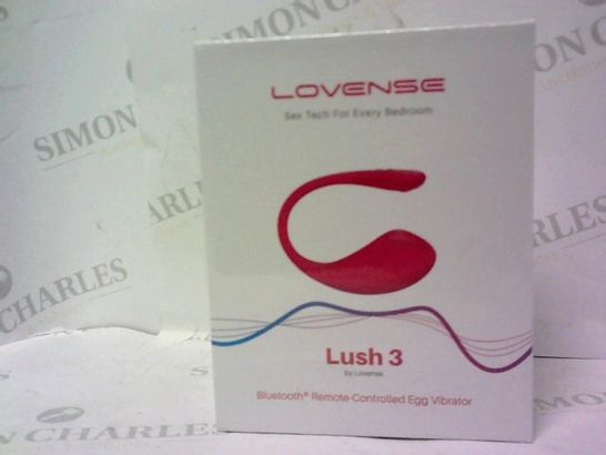 BOXED AND SEALED LOVENSE LUSH 3 BLUETOOTH REMOTE CONTROLLED EGG VIBRATOR