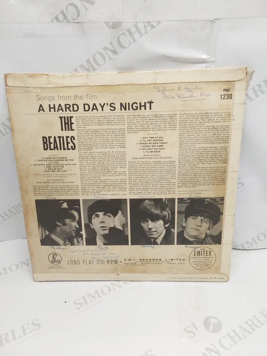 THE BEATLES A HARD DAY'S NIGHT - VINYL