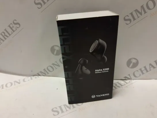 BOXED VANKYO ALPHA X200 WIRELESS EARBUDS IN BLACK