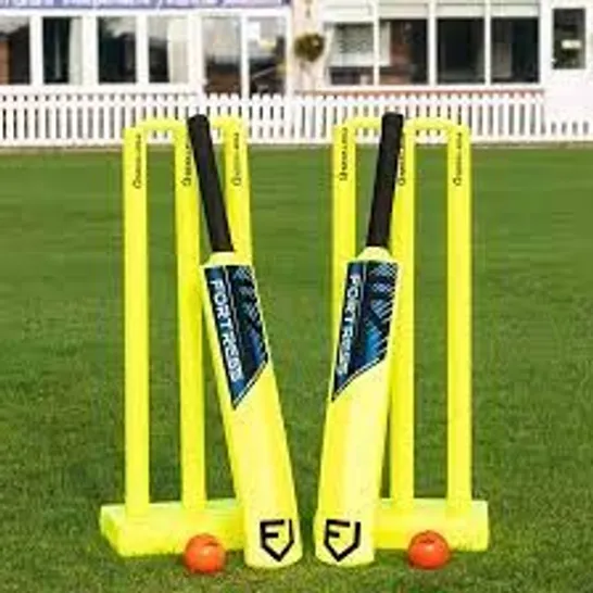 BOXED FORTRESS GARDEN CRICKET SET KIDS 