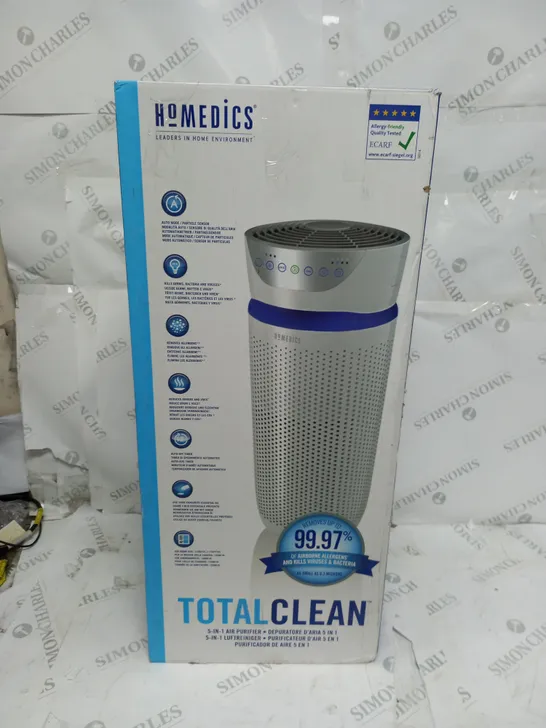 HOMEDICS TOTAL CLEAN WHITE AIR PURIFIER