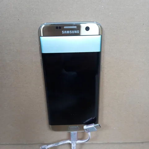 SAMSUNG GALAXY S7 EDGE SMARTPHONE IN GOLD