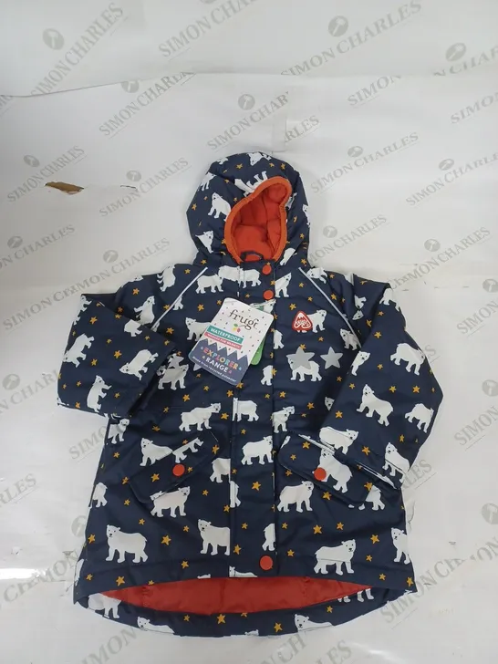 FRUGI EXPLORER RANGE WATERPROOF COAT SIZE 3-4 YEARS