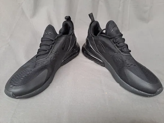 PAIR OF NIKE AIR 270 SHOES IN BLACK UK SIZE 10