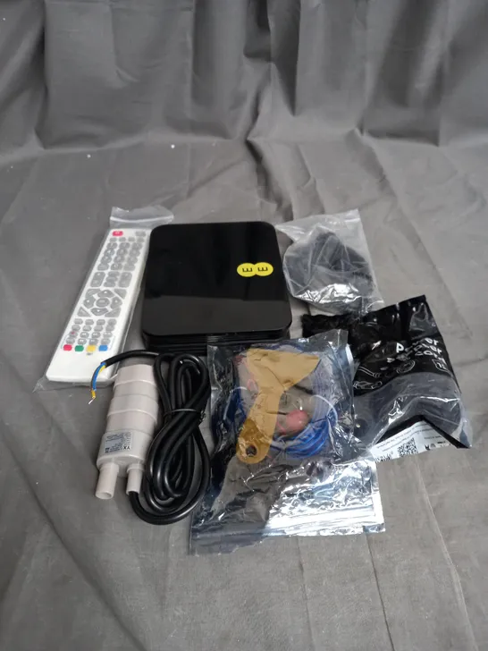 LARGE QUANTITY OF ASSORTED ELECTRICAL PRODUCTS AND ACCESSORIES TO INCLUDE; WIFI BOXES  , PLUGS AND CABLES 