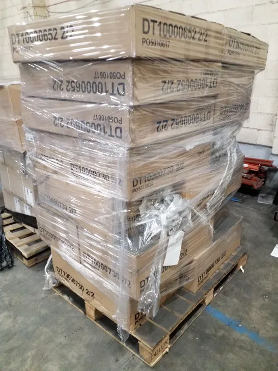 PALLET CONTAINING APPROXIMATELY 17 ASSORTED FLATPACK FURNITURE PARTS 