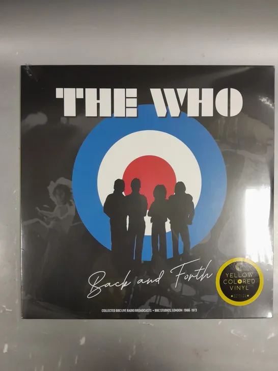 SEALED THE WHO BACK & FORTH SPECIAL EDITION YELLOW COLOURED VINYL 