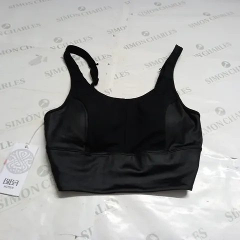 BIBA ACTIVE PANEL BRA IN BLACK - 14