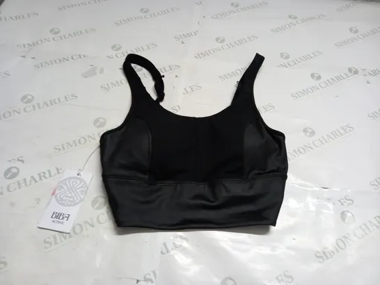 BIBA ACTIVE PANEL BRA IN BLACK - 14