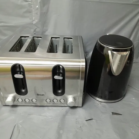 BOXED SWAN KETTLE & TOASTER 4-SLICE TWIN PACK