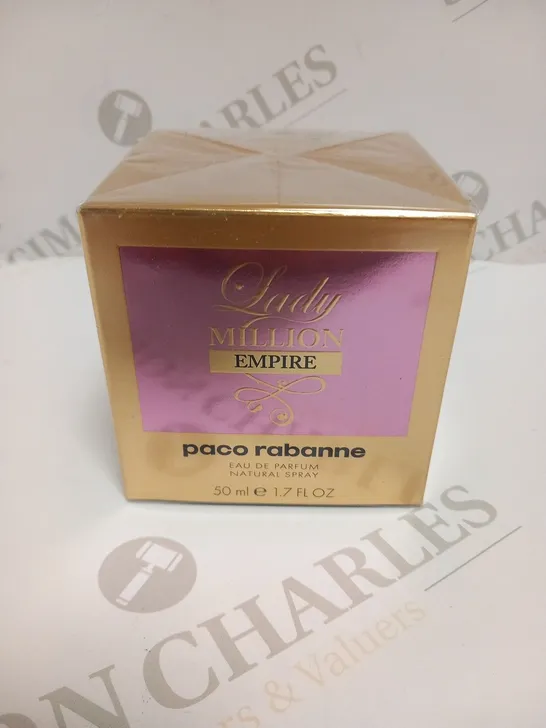 BOXED AND SEALED PACO RABANNE LADY MILLION EMPIRE 50ML 