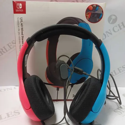 PDP OFFICIALLY LICENSED LVL40 NINTENDO SWITCH HEADSET