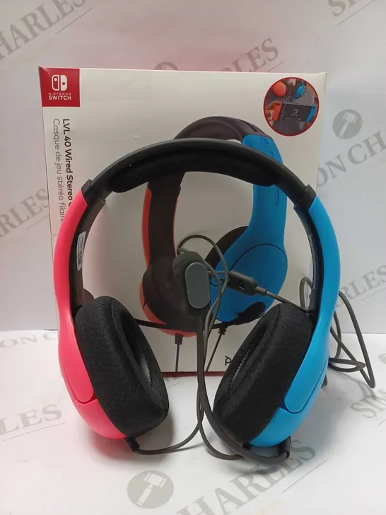 PDP OFFICIALLY LICENSED LVL40 NINTENDO SWITCH HEADSET