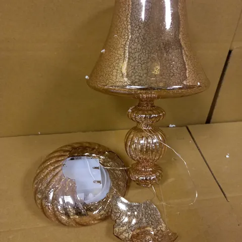 HOME REFLECTIONS PRE-LIT LED MERCURY GLASS LAMP