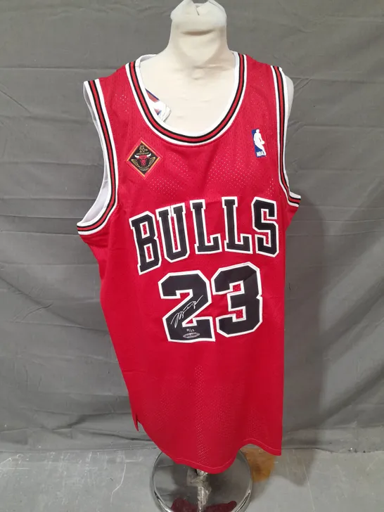 NBA CHICAGO BULLS JORDAN 23 VEST IN RED SIZE 2XL