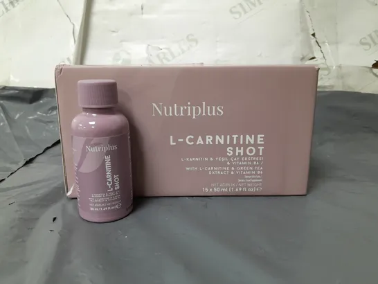 NUTRIPLUS 15X50ML PACK OF L-CARNITINE SHOTS