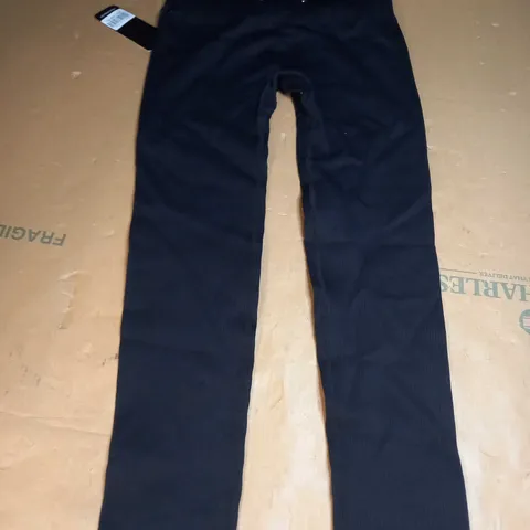 MOOSLOVER BLACK GYM LEGGINGS SIZE XL