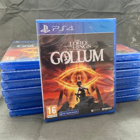 15 BRAND NEW CELLOPHANE WRAPPED COPIES OF THE LORD OF THE RINGS GOLLUM FOR PS4