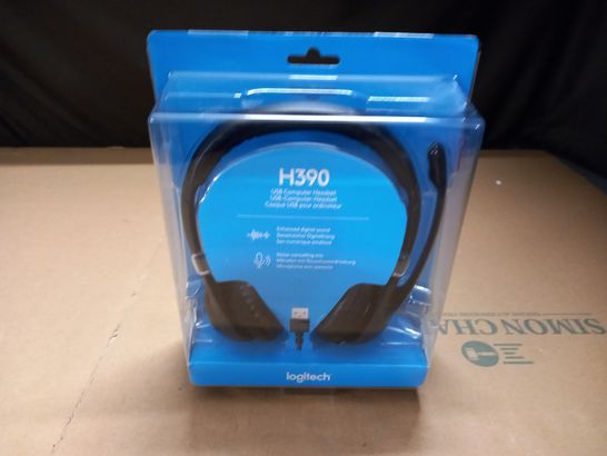 BOXED LOGITECH H390 USB COMPUTER HEADSET